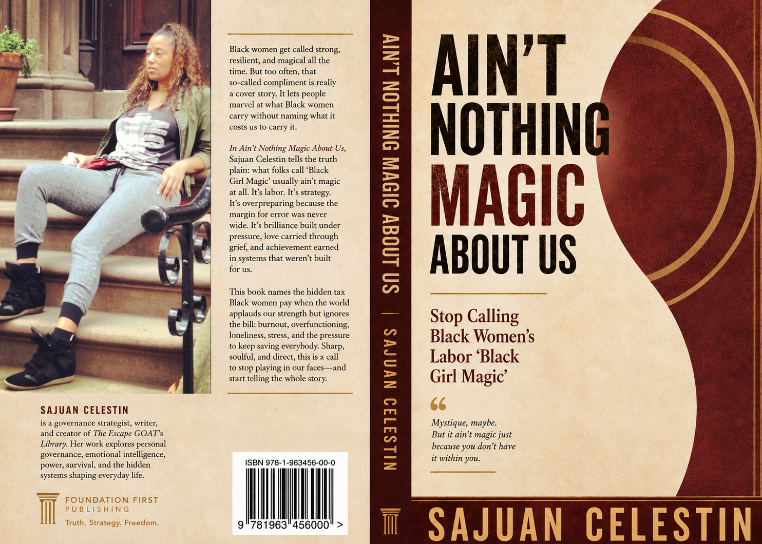 Complete full-wrap cover for Ain’t Nothing Magic About Us