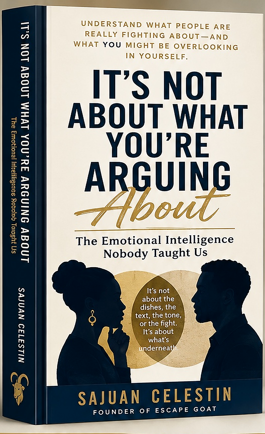 Book-cover development with the argument-under-the-argument premise